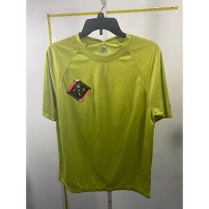 ZeroXposur Mens Small‎ Lime Green UPF 50+ Sun Protection Performance T-Shirt NWT